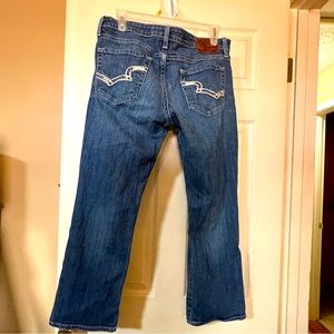 Womens kick flare jeans
